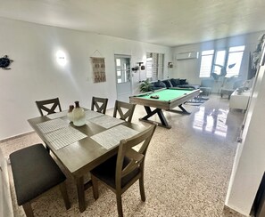 Games room - Huge Home Renovated 7 Bdr, 5 Bath 2 Pools 2 kitchens 2 Living rooms Best Beaches (Isabela)