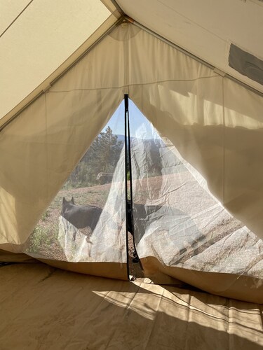 Amazing view glamping tent. Just close enough to escape it all.