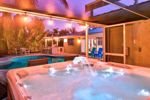 Una piscina climatizada