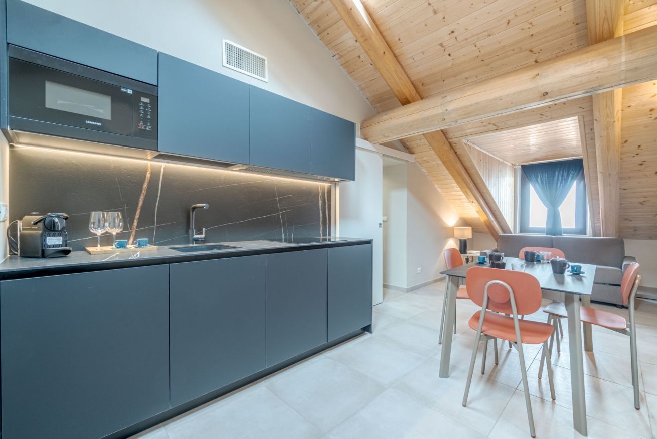 Fridge, stovetop, toaster