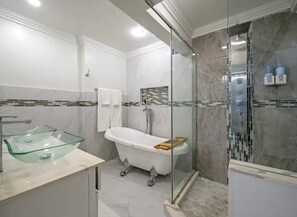 Shower, towels