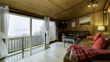 Fireplace, DVD player