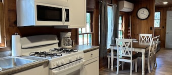 Cozy 3-bedroom cabin on Wisconsin River Chain -
200' from the Beach Bar & Grill