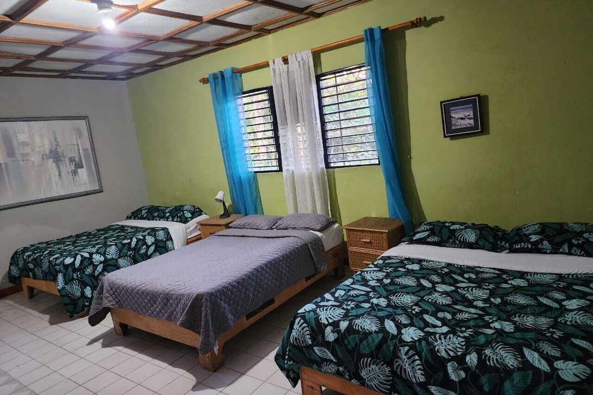Family Shared Dormitory, 1 Bedroom, Poolside | Premium bedding, in-room safe, individually decorated