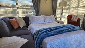 3 soverom, skrivebord, strykejern/-brett og wi-fi (inkludert)