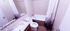 Handdoeken, zeep, toiletpapier