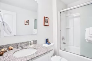 Free toiletries, hair dryer, towels, soap