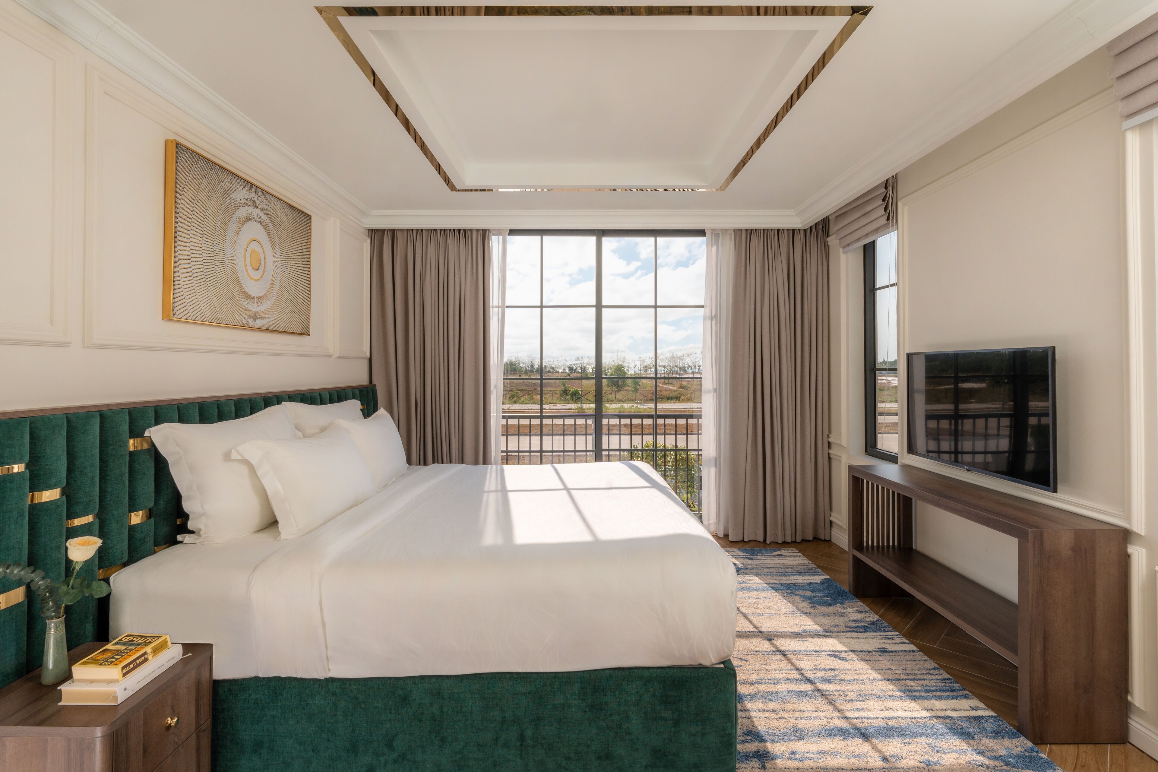 Villa, 4 habitaciones, piscina privada | Escritorio, wifi gratis, ropa de cama