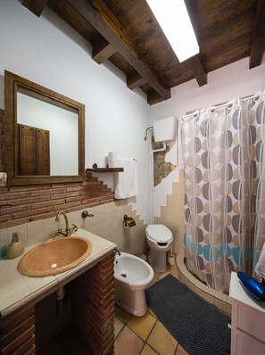 Regadera y tina de hidromasaje 