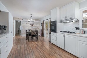 Fridge, microwave, oven, stovetop - Touchdown Ranch | Near Stadium, Private Yard (Northport)