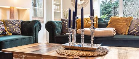 Televisión, chimenea, videojuegos y reproductor de DVD