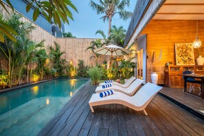 Appartement, 3 chambres, fumeur, patio | Piscine