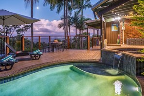 Pool - The Hillside Retreat, with amazing coastal and hinterland view. (Tamborine Mountain)