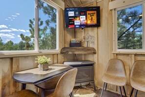 Interior detail - Tree Eagles Nest (Larkspur)