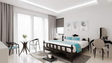 Deluxe Double Room | Pillowtop beds, in-room safe, individually decorated