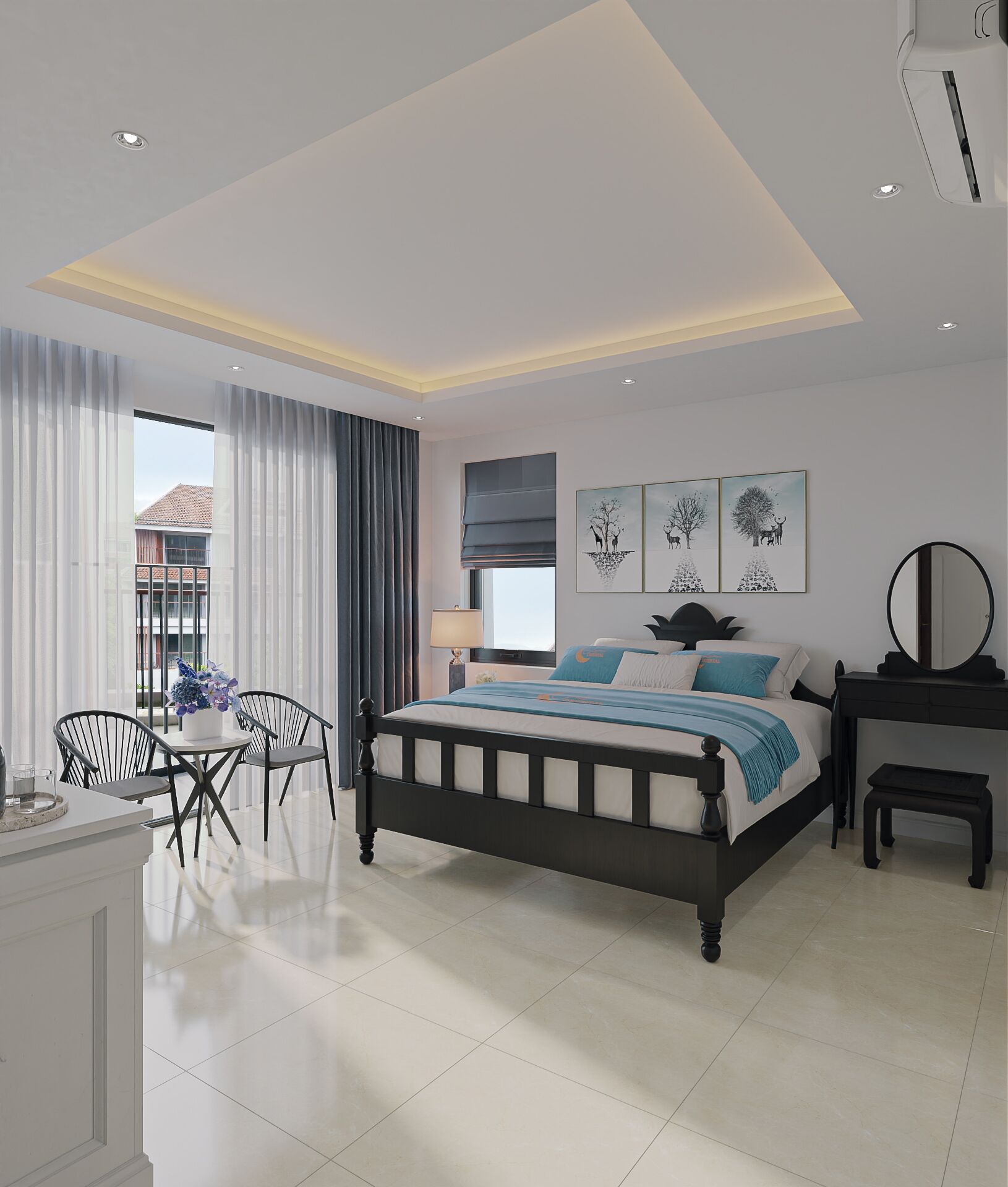 Phòng đ ôi Deluxe | Nệm có lớp đệm bông, két bảo mật tại phòng, trang trí khác biệt 