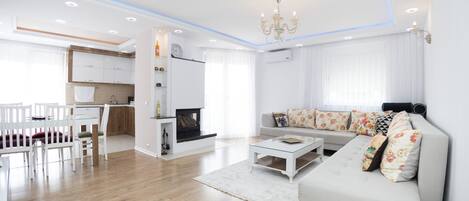 Smart TV de 55 pulgadas con canales por cable