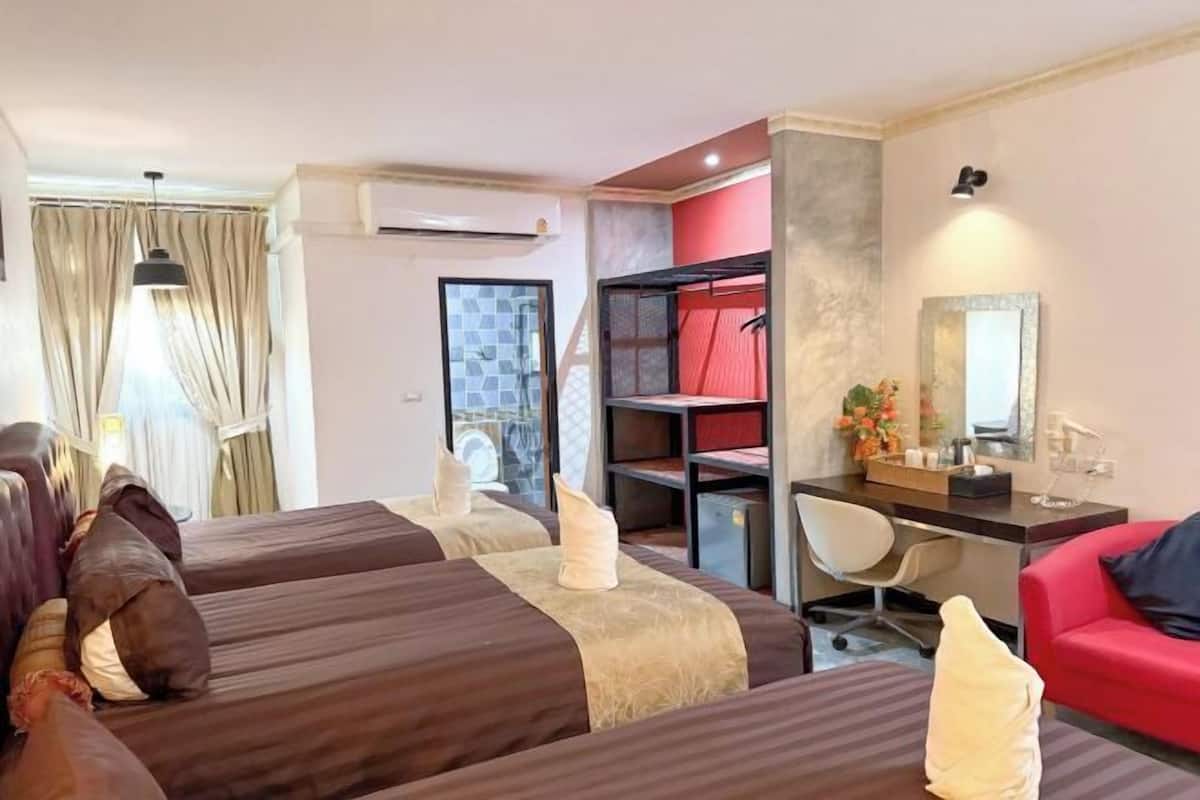 1 slaapkamer, een bureau, extra bedden, gratis wifi