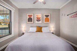 3 bedrooms, iron/ironing board, travel cot, WiFi