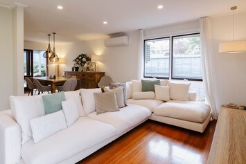 Comfy Main Living Room on the main level of the house