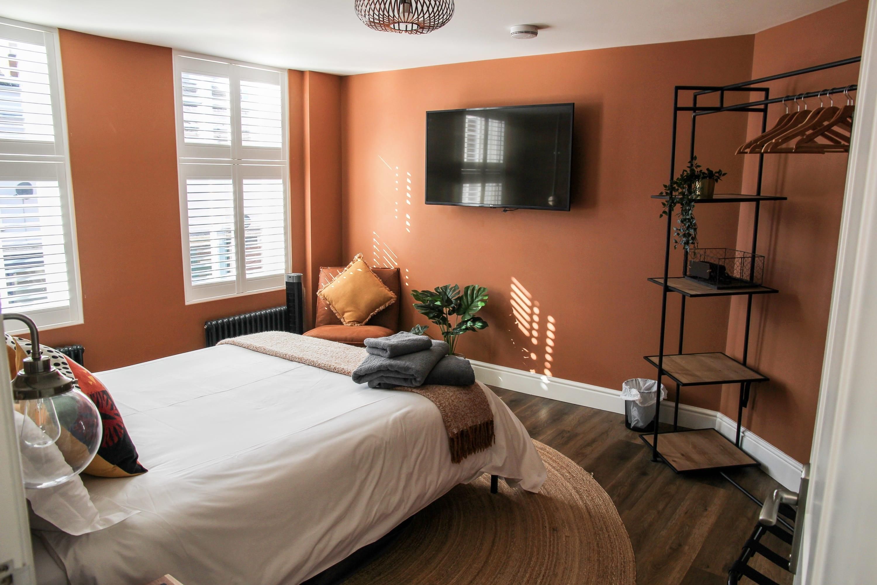Ferienhaus | 1 Schlafzimmer, schallisolierte Zimmer, Bügeleisen/Bügelbrett