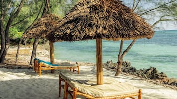 Vue sur la plage/lâocĂ©an