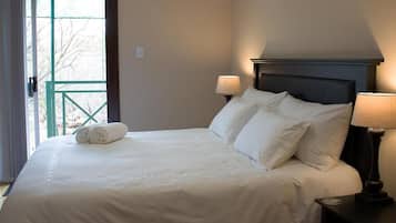 1 bedroom, premium bedding, down comforters, pillowtop beds