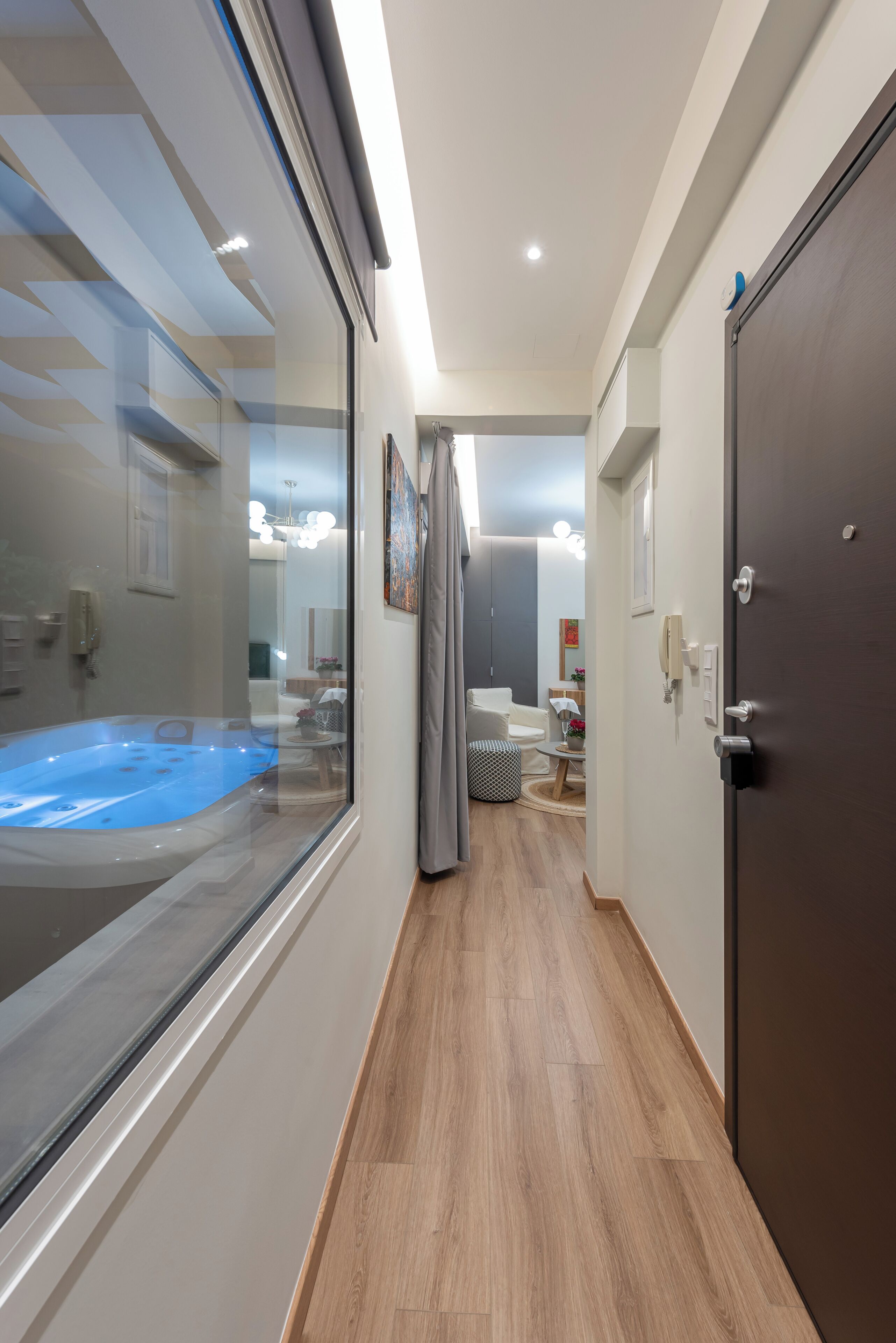 Acropolis Divine Penthouse with hot tub | 1 bedroom, in-room safe, free WiFi, bed sheets