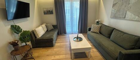 Grand Apartment with Partial Acropolis View | Interior