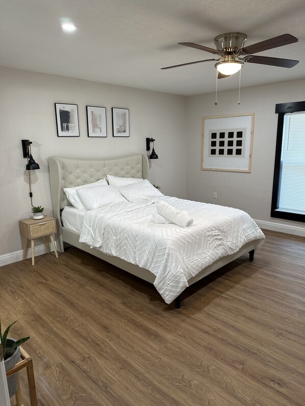 3 habitaciones, wifi gratis y ropa de cama 