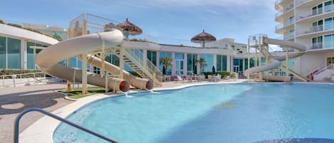Indoor pool, a heated pool