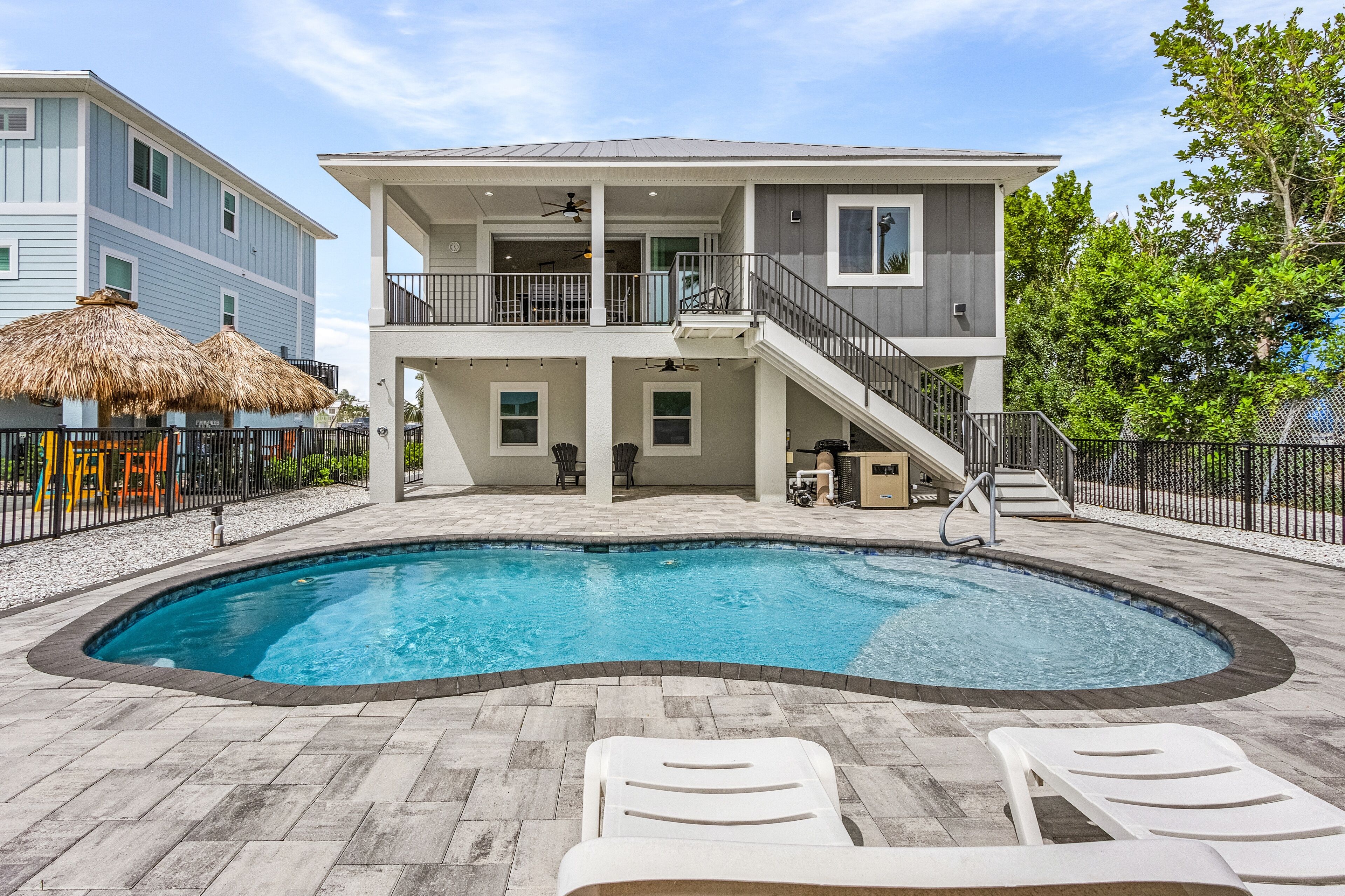 House, 3 Bedrooms | Pool | A heated pool