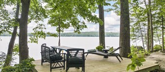 Award Winning Lake Waukewan Home sleeps 10 featured in Forbes Magazine