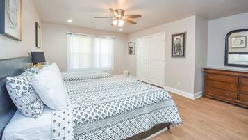 6 habitaciones, tabla de planchar con plancha y wifi gratis