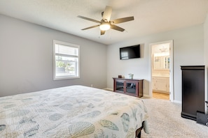 Interior - Fenced Yard, 1 Mi to Beach: Oak Island Family Home (Oak Island)