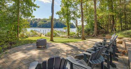 Waterfront Lusby Escape w/ Fire Pit & Kayaks!
