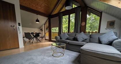 Gemütliche Dachgeschoss WHG Hohemark Naturnah