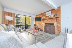 TV connectée, cheminée