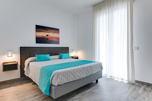Deluxe-lejlighed - 2 soveværelser - balkon | Pengeskab på værelset, lydisolering, gratis Wi-Fi, sengetøj