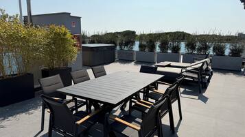 Panoramic Apartment, 2 Bedrooms, Terrace, City View | Terrace/patio