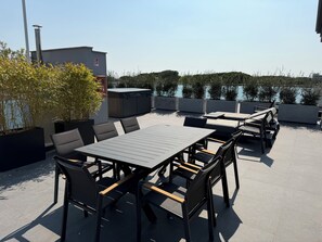 Panorama-lejlighed - 2 soveværelser - terrasse - byudsigt | Terrasse/gårdhave