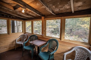 Cabin, 2 Bedrooms, River View | Terrace/patio