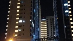 A high-rise building with illuminated signage for 'The Loft Residences'. - Three-Bedroom Apartment - The Aliff Residences

 (Johor Bahru)