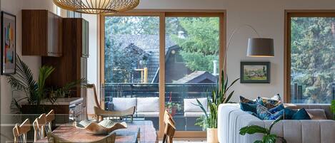 TV connectée, cheminée