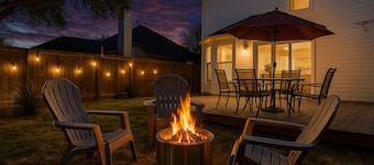 Game room, Crib, Fenced Backyard, Relocation stays