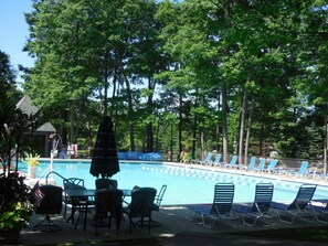 Una piscina riscaldata