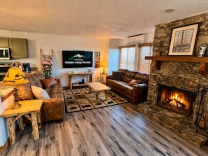 Smart TV, fireplace - Forest View Townhome Near Pool, has AC (Somerset)