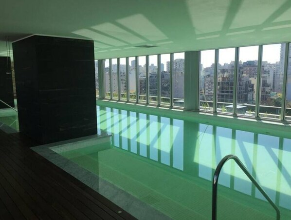 Indoor pool, outdoor pool