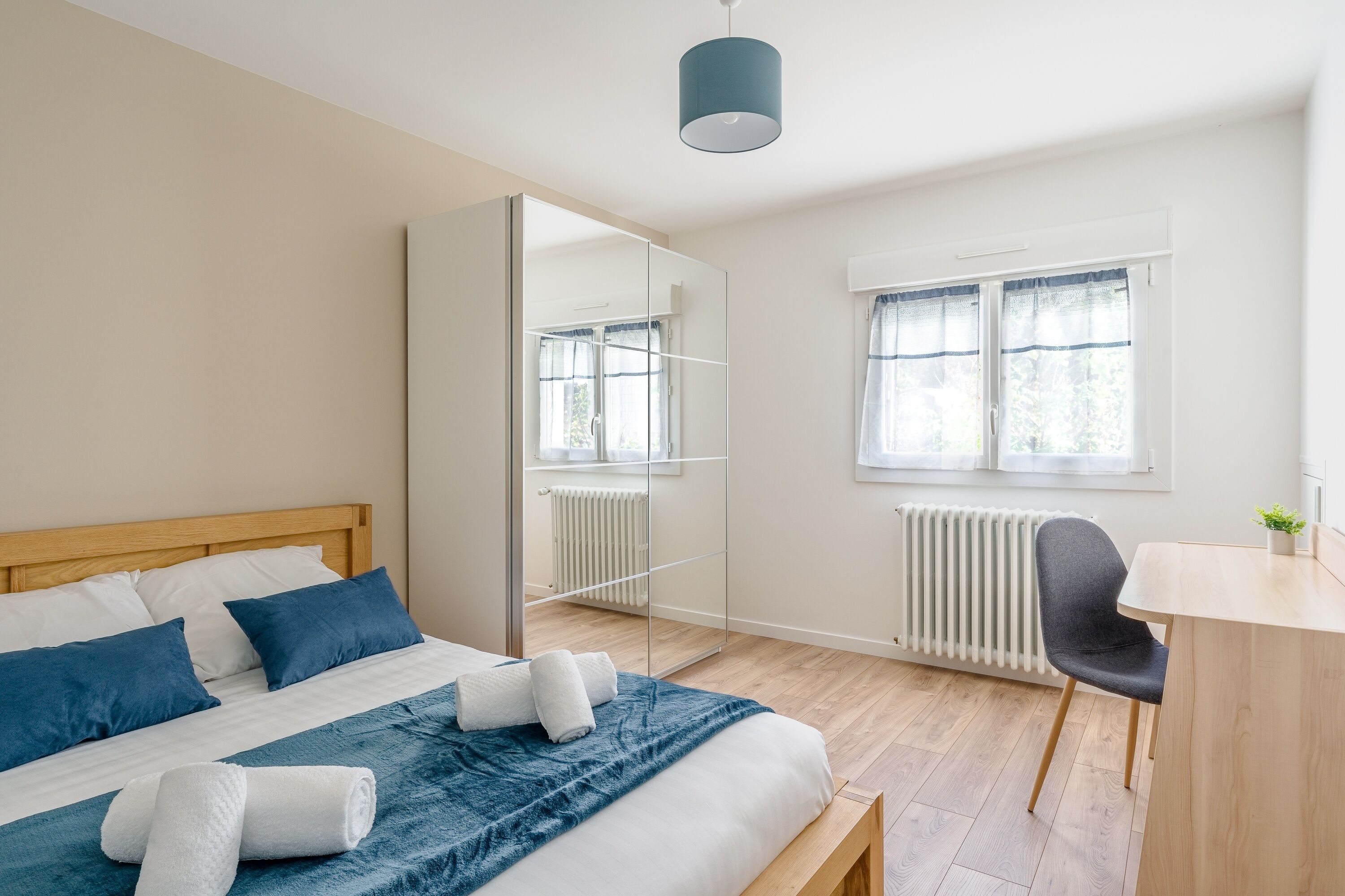 4 chambres, Wi-Fi gratuit, draps fournis