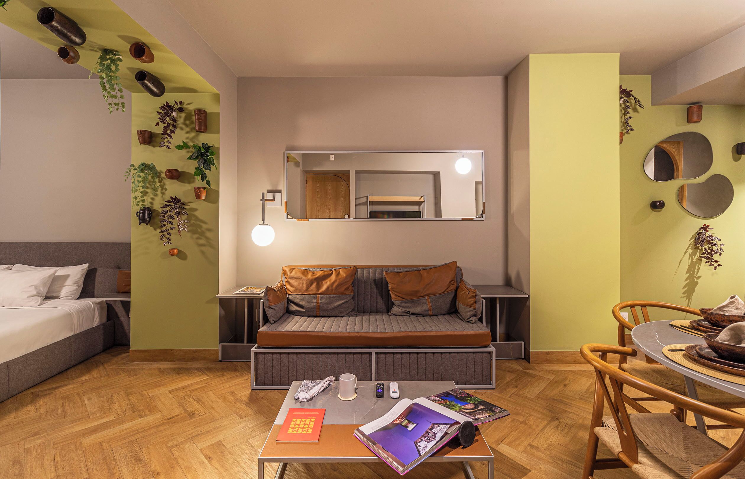 Apartamento, 1 quarto, terraço | Área de estar | Smart TV 50 polegadas com canais a cabo